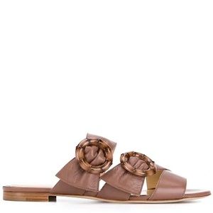 Chloe Gosselin Patti Leather Sandal